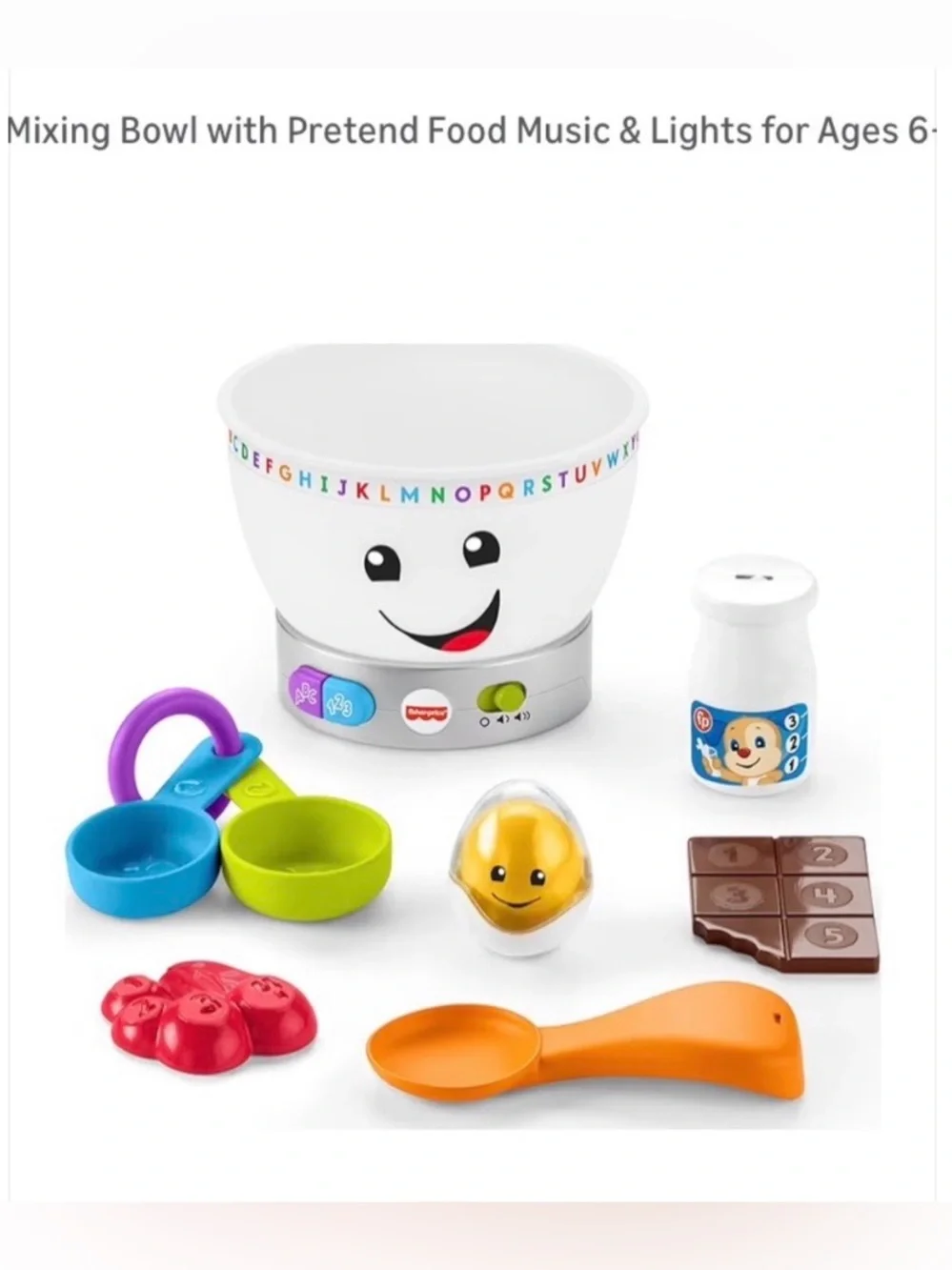 Fisher Price Laugh & Learn Magic Mixing Bowl Set 🍪🍒